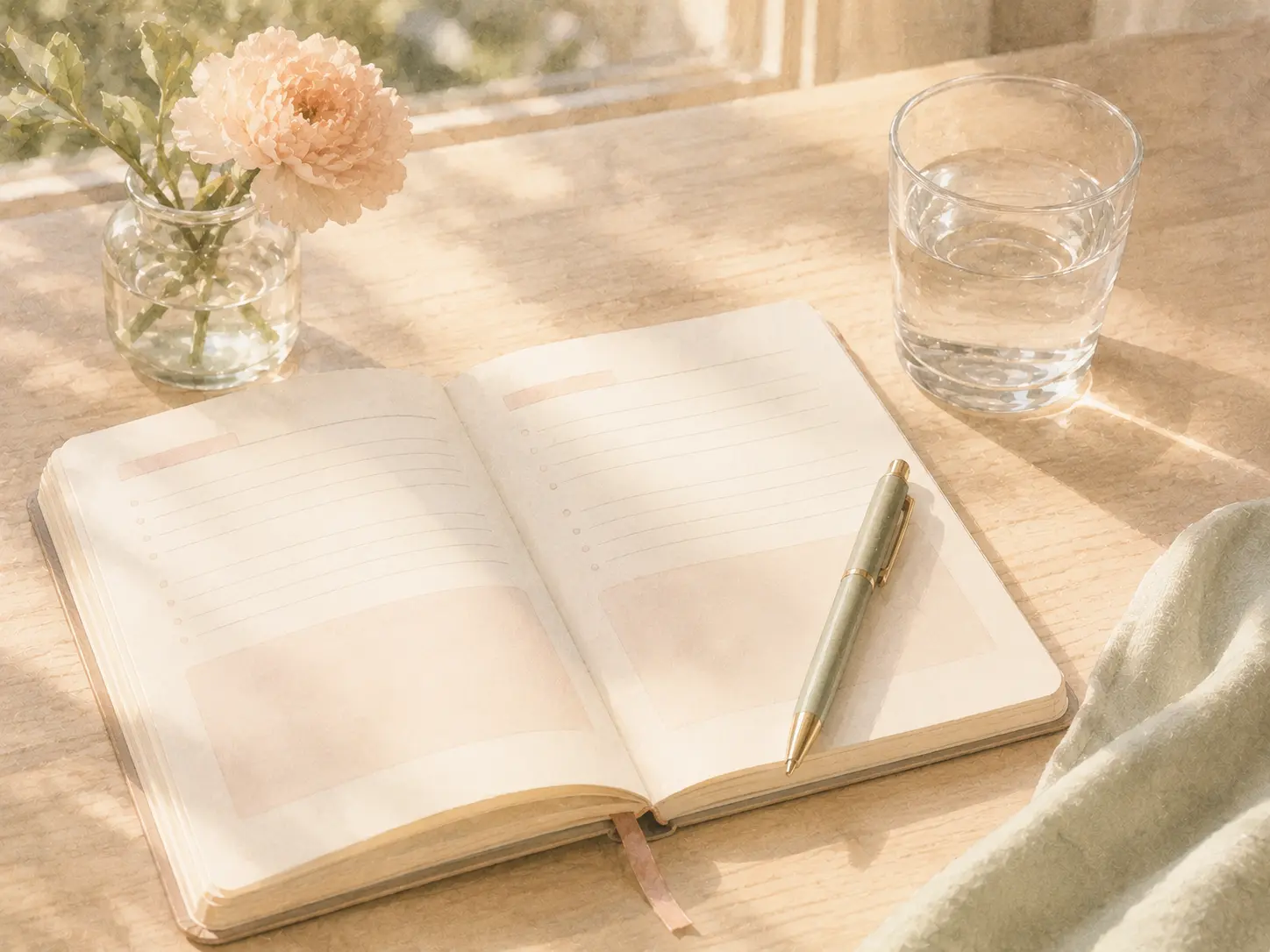 A soft guide notebook for tracking breakup triggers