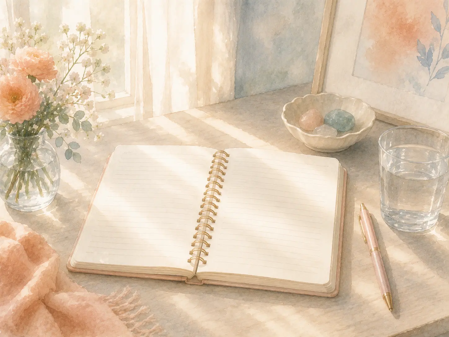 A soft notebook guide for sorting breakup guilt